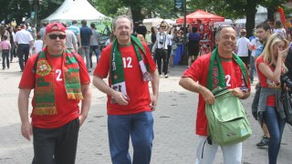 Фанати збірної Данії прибувають до Львова