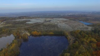 Гудронні озера біля Грибовицького сміттєзвалища засиплять глиною