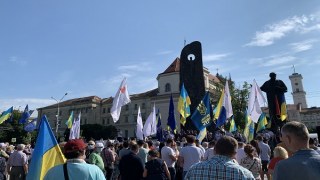 Львів'яни протестували проти змін до закону про мову