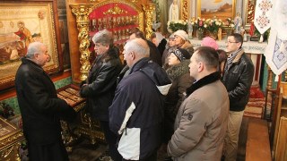 Ющенко помолився в Бориславі