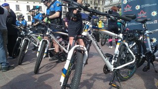 Сьогодні вулиці Львова починає патрулювати поліція на велосипедах
