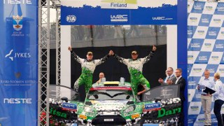 Юрій Протасов фінішував на подіумі фінського етапу WRC