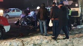 В Рясне-Руське в ДТП вантажівка стиснула водія легковика