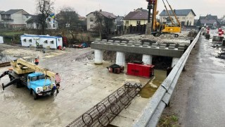 На Львівщині триває будівництво моста на дорозі Сокаль – Стоянів