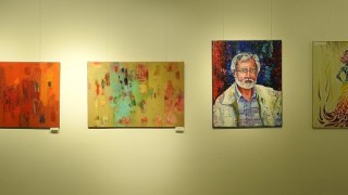 Схід-Захід разом: у Львівському палаці мистецтв експонується виставка пам'яті Олега Микити