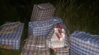На Львівщині прикордонники виявили 30 ящиків контрабандних сигарет