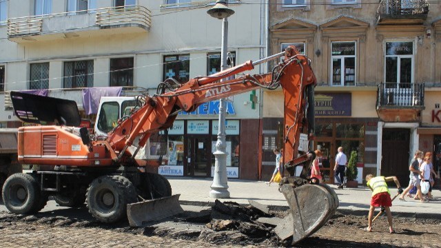 ремонт вулиць у Львові
