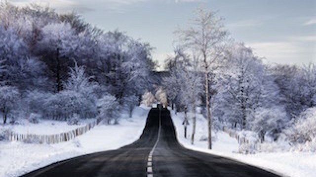 дорога зима