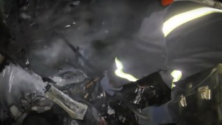 У Львові згоріла автівка Mercedes-Benz