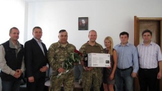 «Солідарність» зустрілась з українськими миротворцями у Яворові