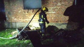 На Бущині під час пожежі постраждав чоловік