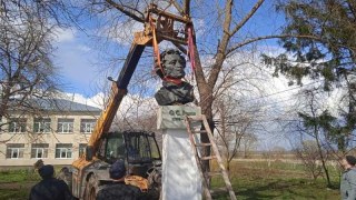 На території Жидачівської ОТГ демонтували пам'ятник Пушкіну