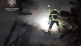 На Самбірщині вщент згорів житловий будинок