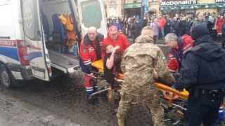 Один з п'яти потерпілих від вибуху на ярмарку у Львові перебуває у важкому стані