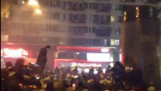 "Свобода" повалила пам’ятник Леніну у Києві