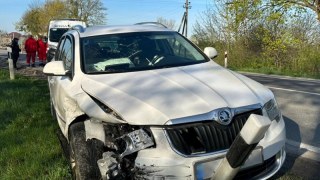 На Самбірщині у ДТП постраждала водійка Skoda Superb