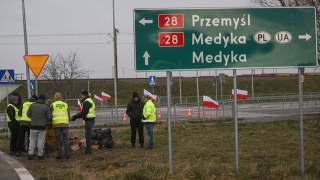 Польські протестувальники тимчасово зняли блокаду з кордону «Шегині – Медика»