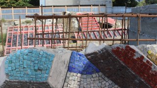Зруйновану мозаїку магазину "Океан" відновлять за 2-3 місяці