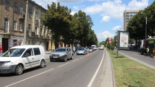 На проспекті Чорновола у ДТП травмувався мотоцикліст