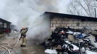 На Львівщині через пожежу згорів гараж