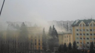У військовій частині 4114 у Львові горить склад зі зброєю