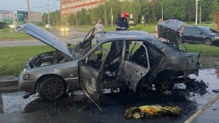 У Львові під час пожежі у автівці постраждав водій