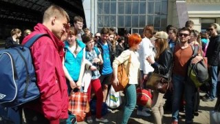 Студенти зі Сходу прибули на форум "Схід і Захід разом" до Львова