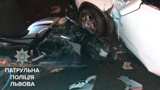 У Львові п'яний водій збив мотоцикліста