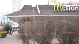 У Львові горів McDonalds на проспекті Чорновола