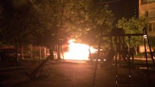 У Львові згоріли п'ять іномарок