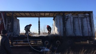 У Краковці загорілася вантажівка з вугіллям