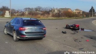 На Львівщині водій легковика збив 27-річного мотоцикліста