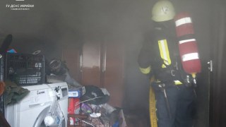 У Самборі вогонь знищив перекриття в будівлі