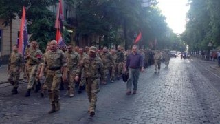 Правий сектор провів антипорошенківський марш у Львові