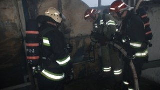 55 працівників МНС ліквідовували пожежу у видавництві «Вільна Україна» у Львові вчора