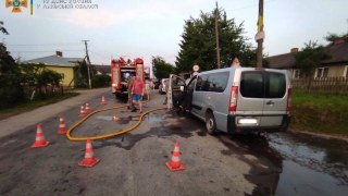 За добу на Львівщині згоріло дев'ять автівок