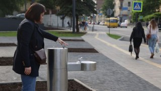 На вулиці Шевченка облаштували питний фонтан