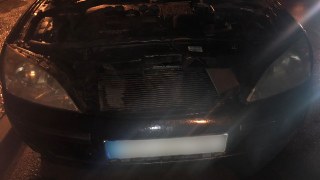На Сихові згоріла автівка Ford Mondeo