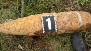 На Мостищині знайшли артилерійський снаряд Другої світової