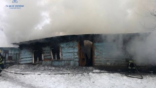 На Львіщині через пожежу в дерев'яному житловому будинку згорів чоловік