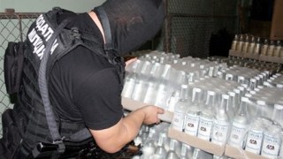 Міліція викрила підпільний цех з виготовлення горілки