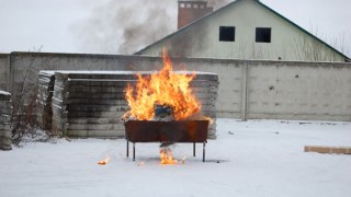 Львівські правоохоронці спалили більше 100 кілограмів конфіскованих наркотиків