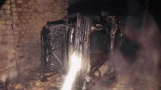 У Радехові вщент згоріла автівка Opel Vektra