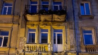 У Львові обвалився балкон житлового будинку