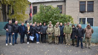 Делегація Львівської обласної ради привітала військових на сході України