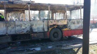Причину горіння тролейбуса № 13 з'ясовують експерти з НДІ