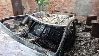 На Перемишлянщині згоріла будівля разом із авто