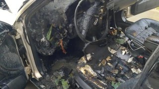 У Львові згоріла автівка Audi A6