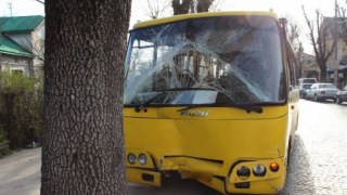 У Львові маршрутка врізалася в дерево: загинула людина, п'ятеро травмованих