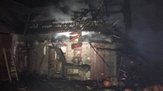 На Жовківщині вщент згорів житловий будинок
